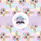 Printed Vinyl - Bubble Gum Bunny