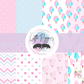 Printed Vinyl - Cotton Candy