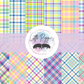 Printed Vinyl - Spring Plaid