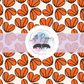 Printed Vinyl - Basketball Hearts