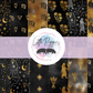 Printed Vinyl - Virgo - Black and Gold