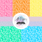 Printed Vinyl - Neon Leopard