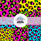 Printed Vinyl - Patchwork - Neon Leopard