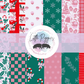 Printed Vinyl - Peppermint Holiday