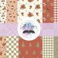 Printed Vinyl - 70s Retro Christmas