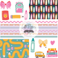 Printed Vinyl - Element Sheet - Retro School