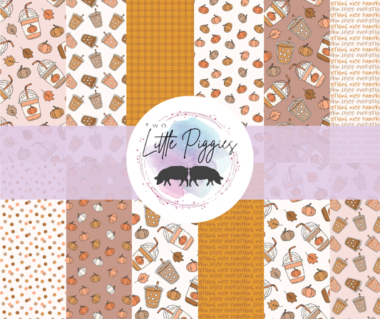 Printed Vinyl - Pumpkin Spice