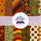 Printed Vinyl - Burgundy Fall Floral