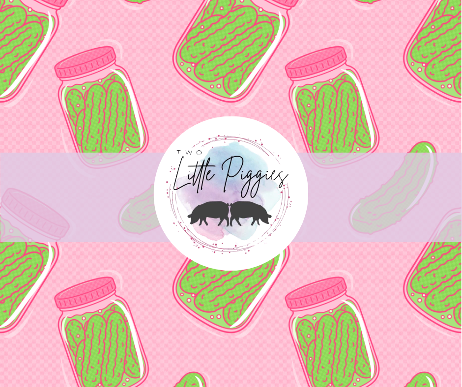 Printed Vinyl -Pickle Me Pink