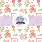 Printed Vinyl - Valentine - Teddy