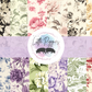 Printed Vinyl - Toile Floral