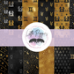 Printed Vinyl - Gemini - Black and Gold