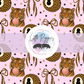 Printed Vinyl - Bubblegum Tiger