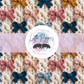 Printed Vinyl - Embroidered Bows