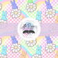 Printed Vinyl - Checkered Candy Bunny