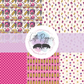 Printed Vinyl - Boho School Pink