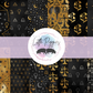Printed Vinyl - Libra - Black and Gold