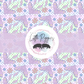 Printed Vinyl -  Pastel Lunar Moth