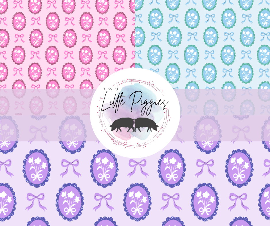 Printed Vinyl - Coquette Flowers