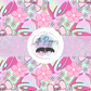 Printed Vinyl - Taco Bell Floral