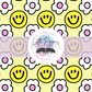 Printed Vinyl - Cutesy Smiles and Daisies