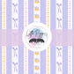 Printed Vinyl - Lavender and Lemons