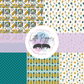 Printed Vinyl - Boho School Teal