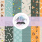 Printed Vinyl - Cute Dogs