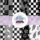 Printed Vinyl - Checkered Punk