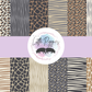 Printed Vinyl - Neutral Safari Collection