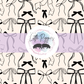Printed Vinyl - Black Coquette Bows