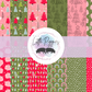 Printed Vinyl - Retro Pink Christmas