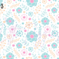 Printed Vinyl - Springtime Flowers