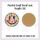 Printed Vinyl and Acrylic Set - Summer Floral Smiley