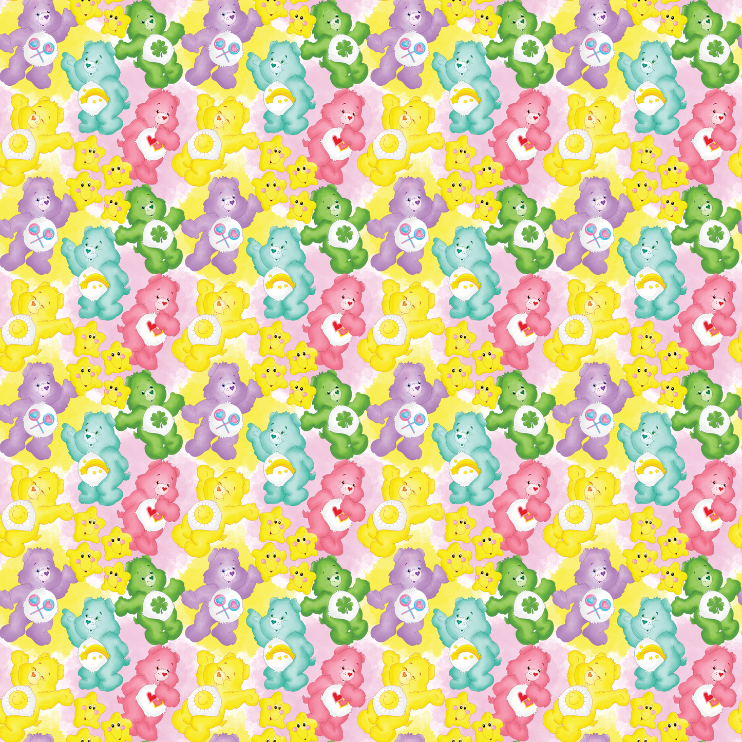 Printed Vinyl - 90's - Carebears
