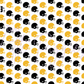 Printed Vinyl - Football - Black and Gold