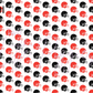 Printed Vinyl - Football - Black and Red