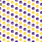 Printed Vinyl - Football - Purple and Gold