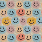 Printed Vinyl - Embroidered Smiles
