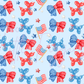Printed Vinyl - 4th of July -RWB Balloon Dog