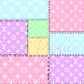 Printed Vinyl -Patchwork - Spring LV