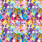 Printed Vinyl - 90's - Lisa Frank