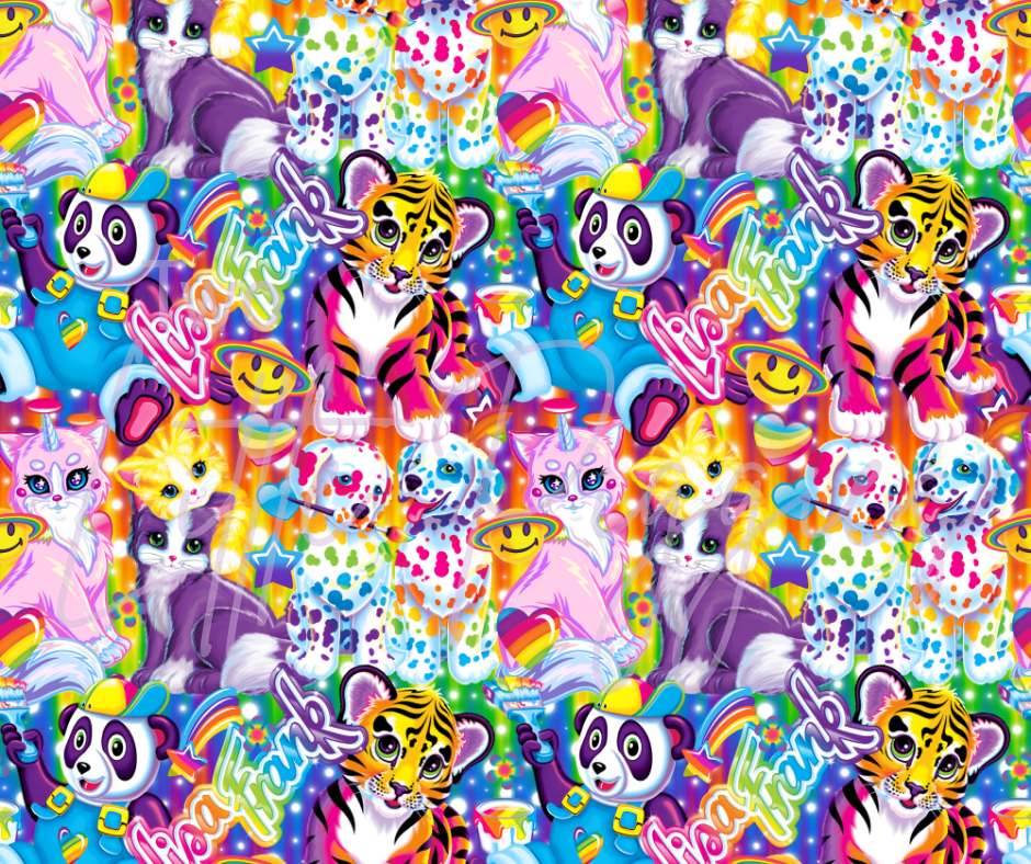 Printed Vinyl - 90's - Lisa Frank