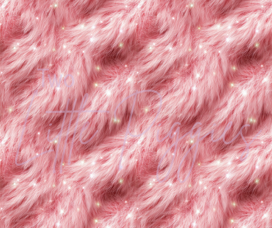 Printed Vinyl - Pink Fur