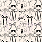 Printed Vinyl - Black Coquette Bows