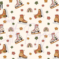 Printed Vinyl - 70s Retro Christmas