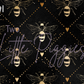 Printed Vinyl - Bumbling Bees