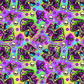 Printed Vinyl - Psychedelic Mushroom