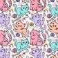 Printed Vinyl - Playful Kitty