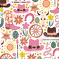 Printed Vinyl - Western Cowgirl
